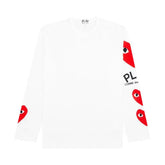 COMME DES GARCONS Play Printed Long Sleeve Tee at Gravity NYC